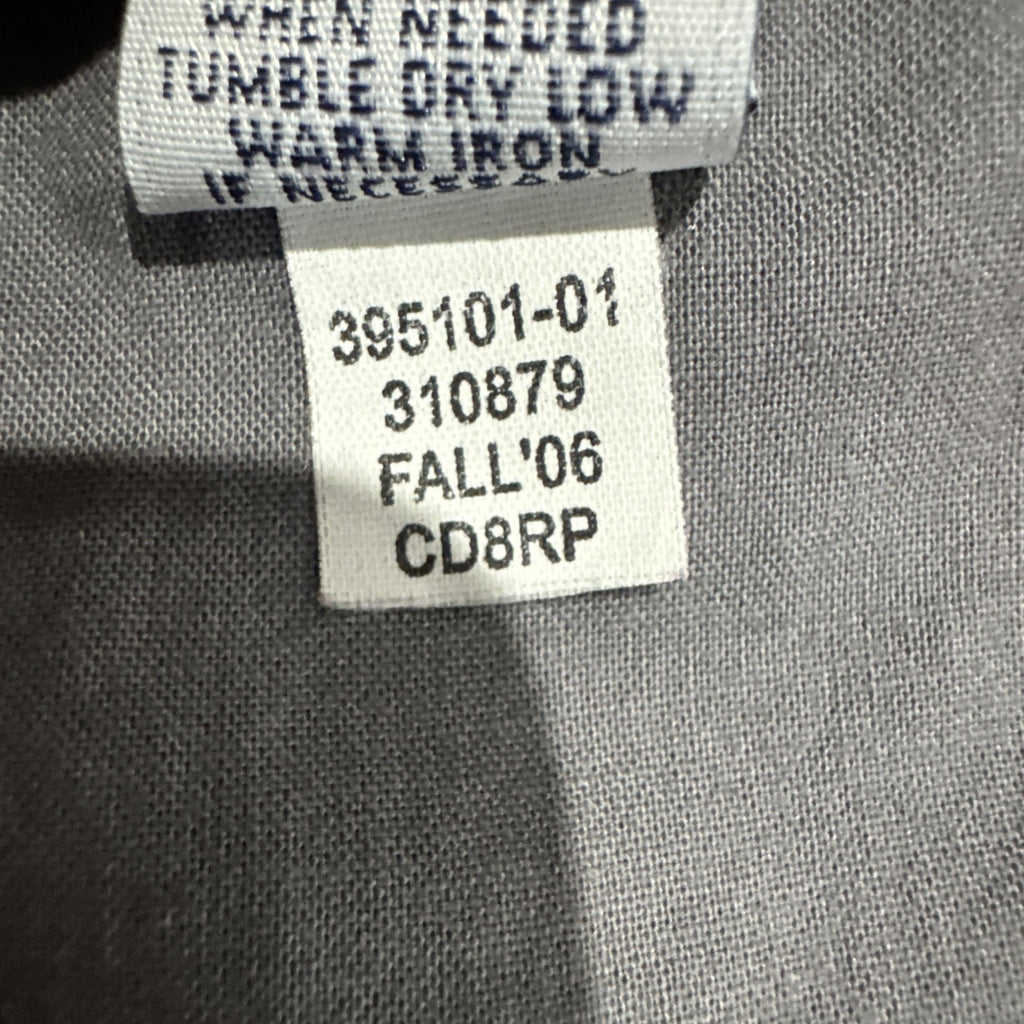 Gap Jacket Gray Canvas Short Style Large Buttons Lined Pockets Women’s Size S