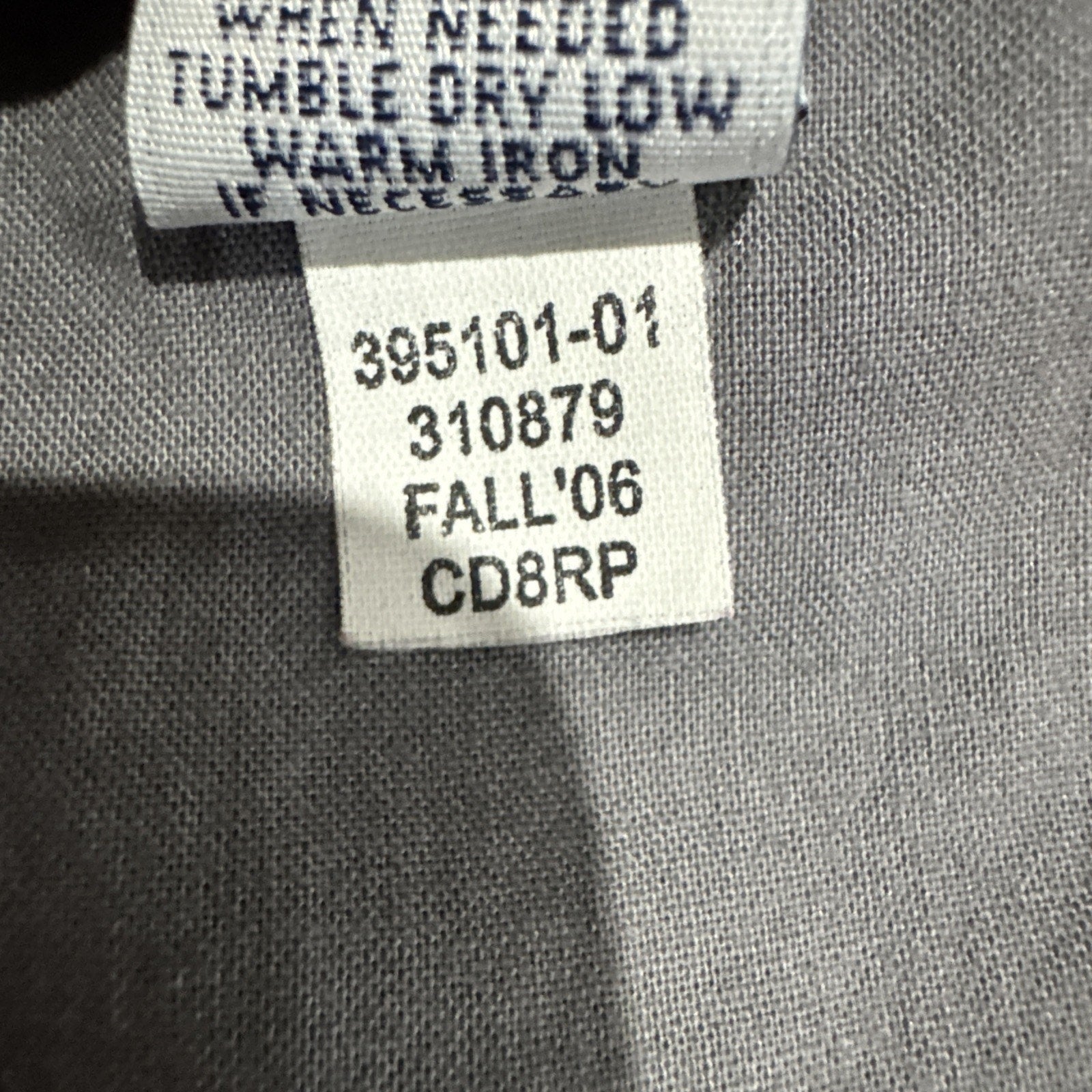 Gap Jacket Gray Canvas Short Style Large Buttons Lined Pockets Women’s Size S