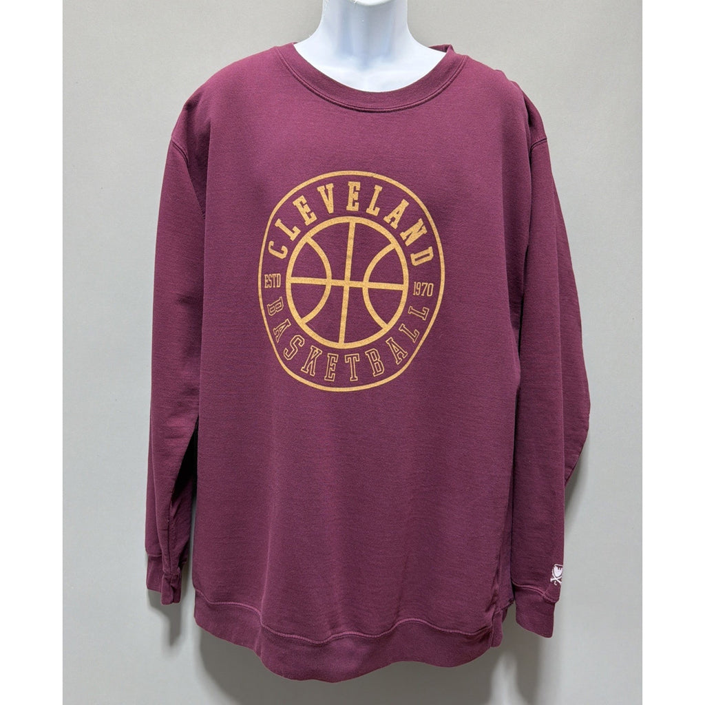 Cleveland Cavaliers NBA Basketball Crew Fleece 3XL Red Cleveland Clothing Co.