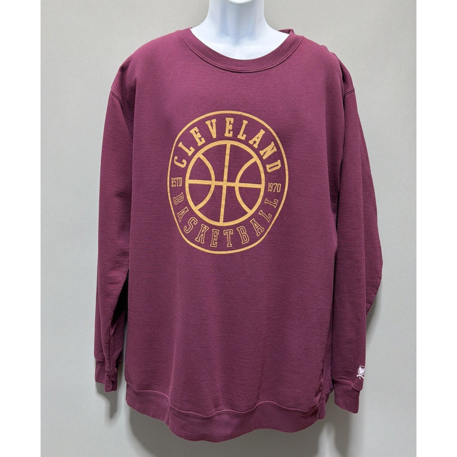 Cleveland Cavaliers NBA Basketball Crew Fleece 3XL Red Cleveland Clothing Co.
