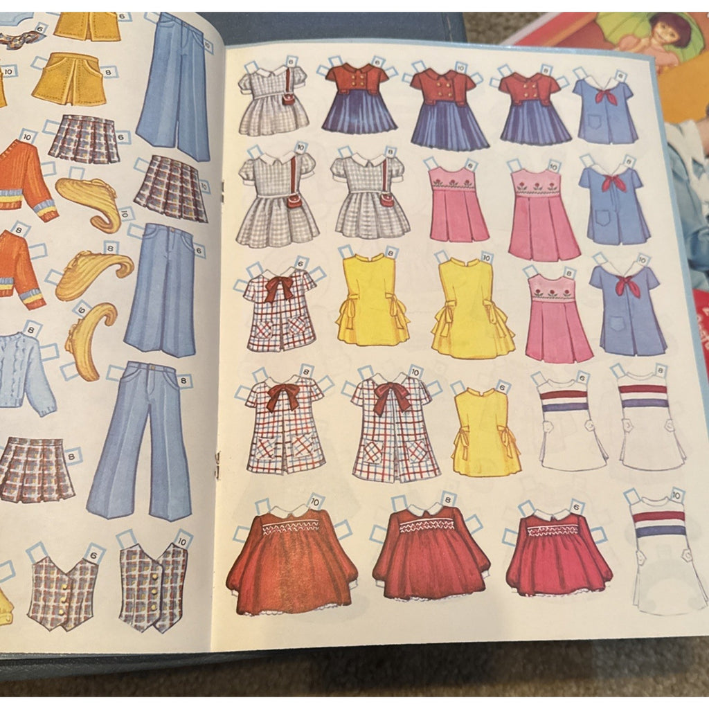 Vintage 1969 Whitman Tiny Tot Shop Paper Dolls Kathy Lawrence UNCUT Complete