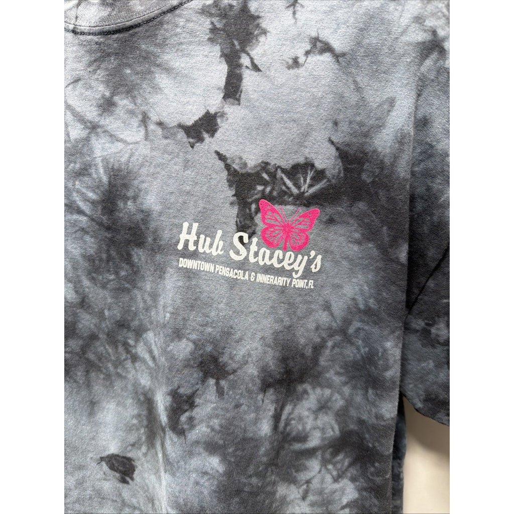 Hub Stacey’s Pensacola FL Tie-Dye T-Shirt – Heavyweight Cotton Size XL