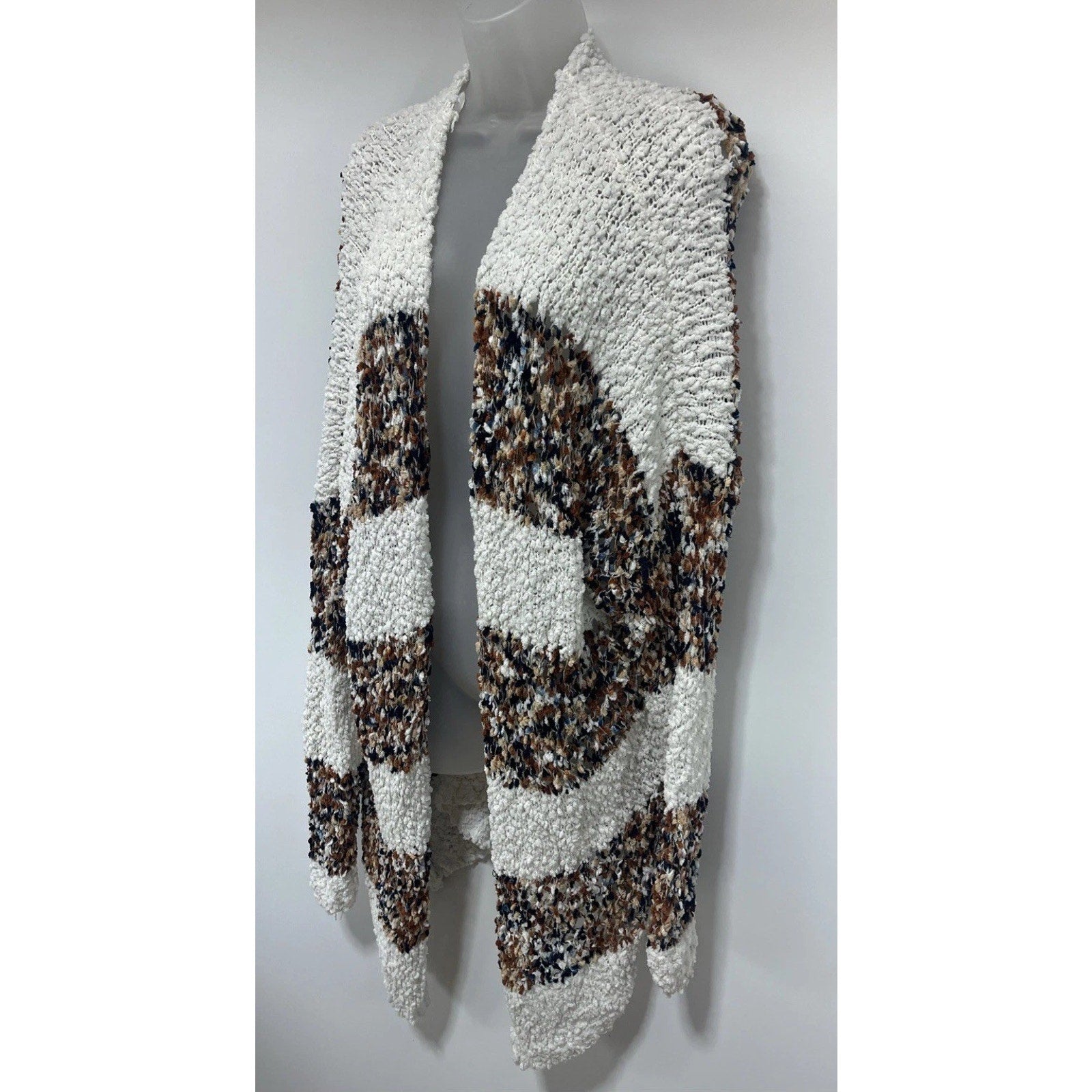 Kori America Sweater Women’s M/L Cardigan Water Fall