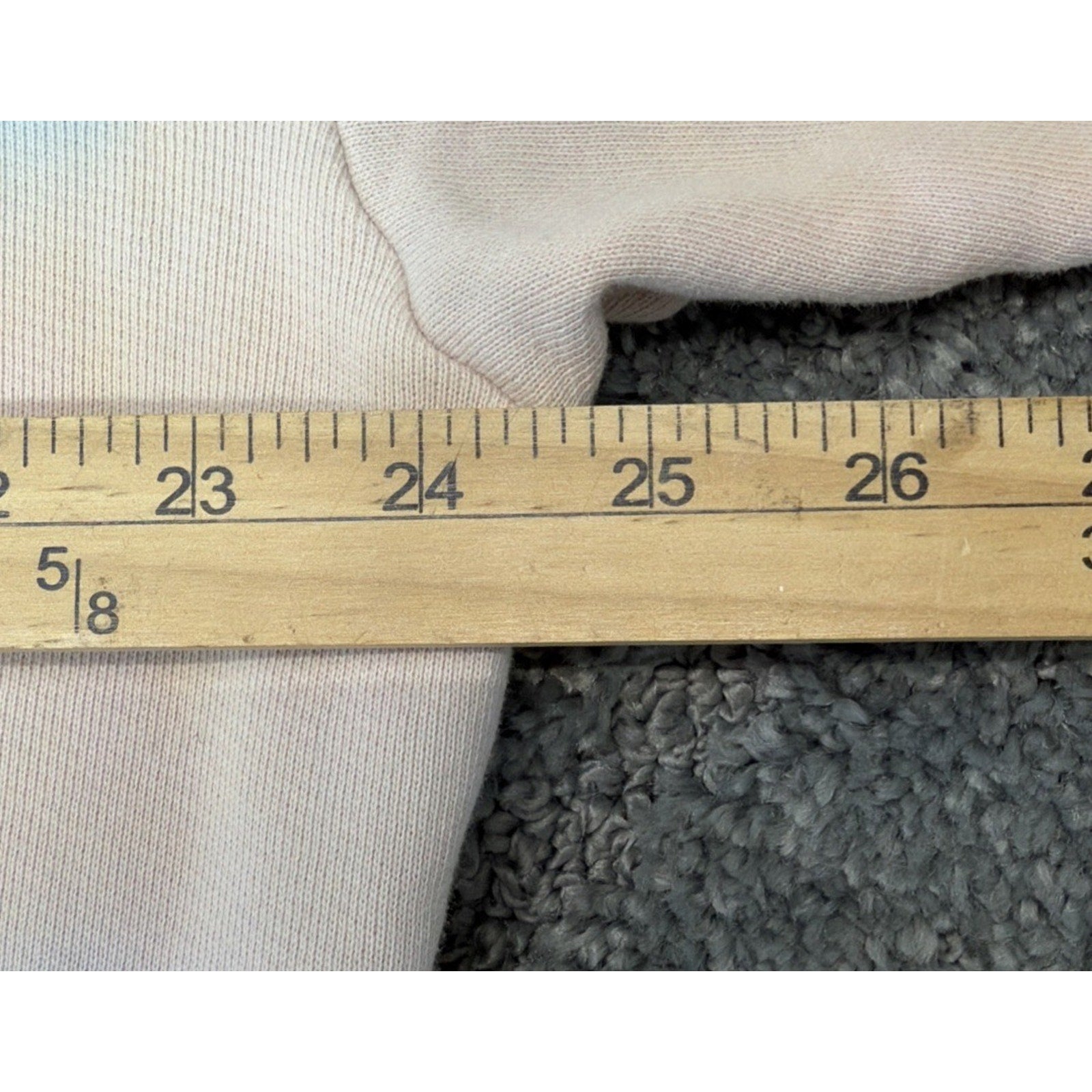 7 For All Mankind Women's Oversized Terry Sweatshirt Size Small Minimalist Flaw