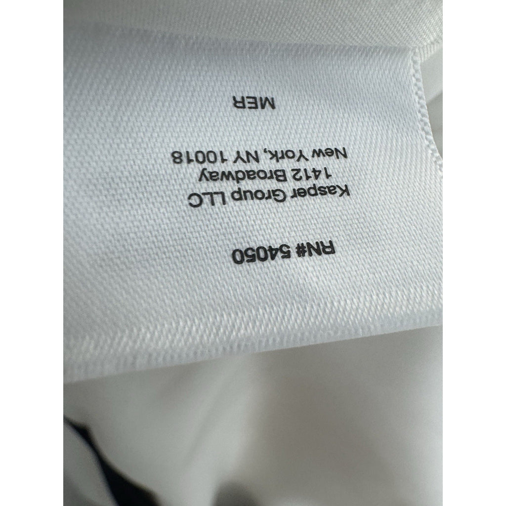 Kasper Women’s Size 18 White Black Trim 2 Pc Skirt Suit Career Office Formal New
