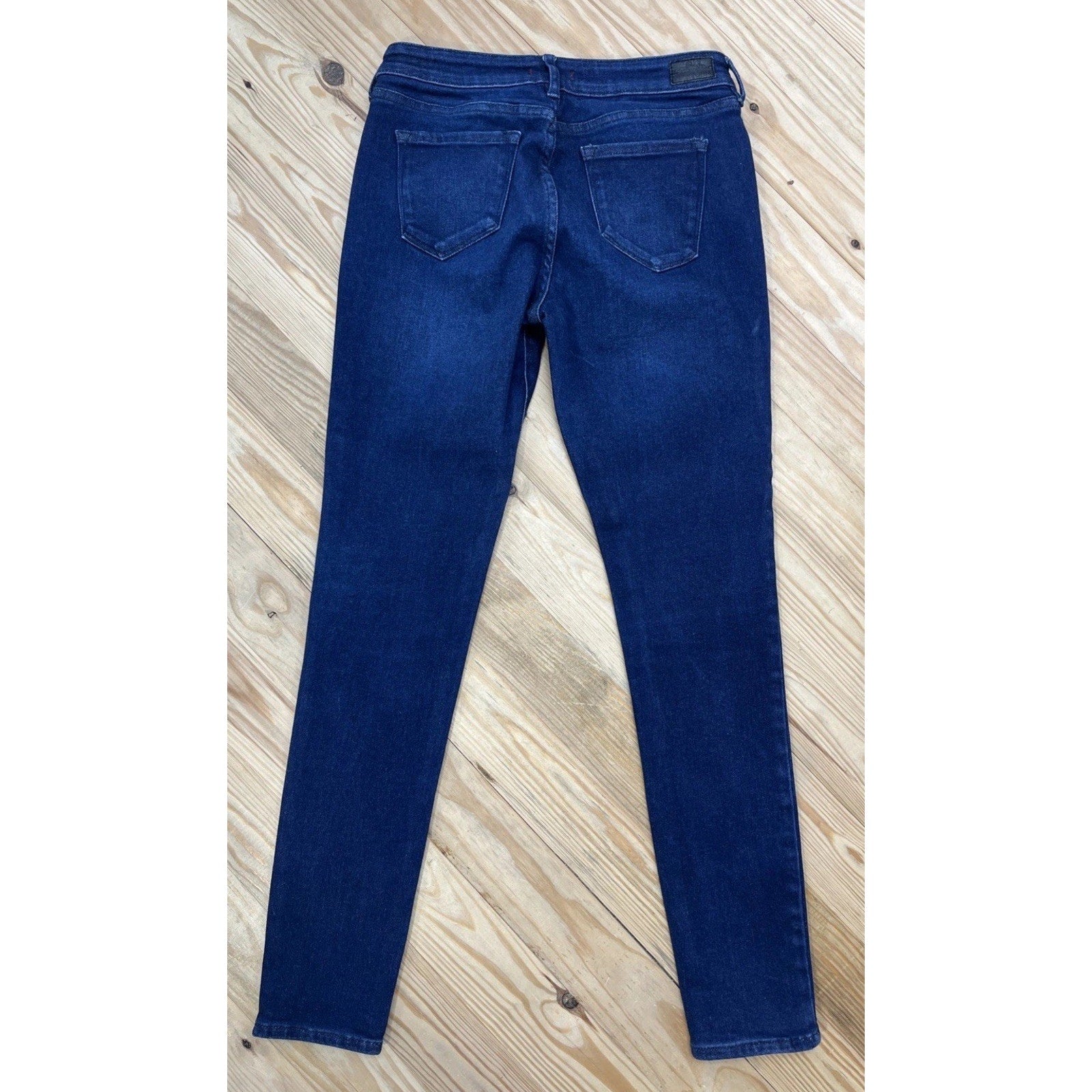 Dear John American Classic Cotton Blend Skinny Dark Wash Blue Denim Jeans Sz 29