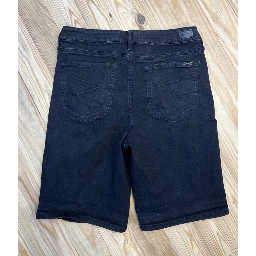 Seven7 Women's Sunset Bermuda Short Size 12 Black