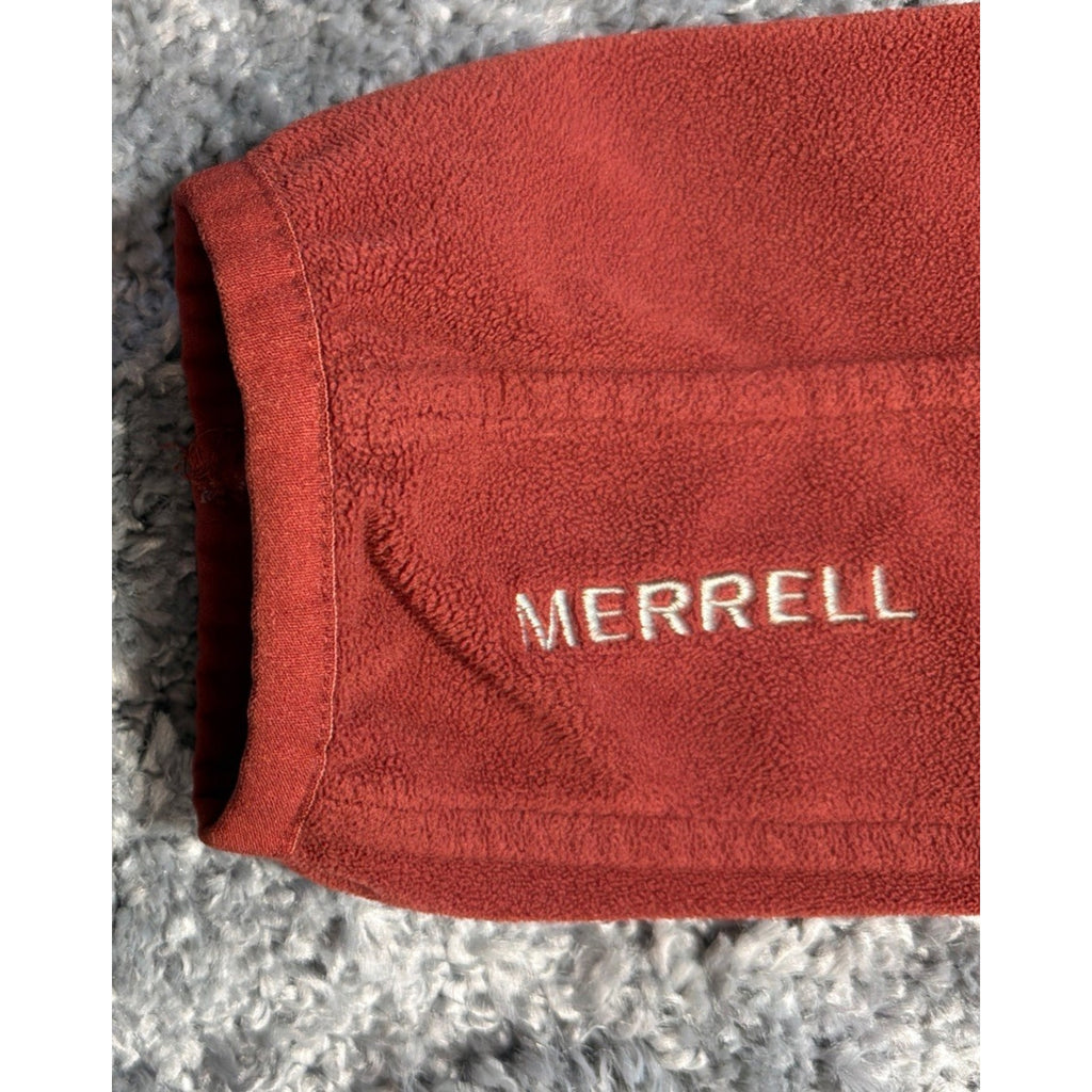 Merrell Aeroblock Mens Fleece Jacket XL Long Sleeve Pockets Outdoor Full Zip