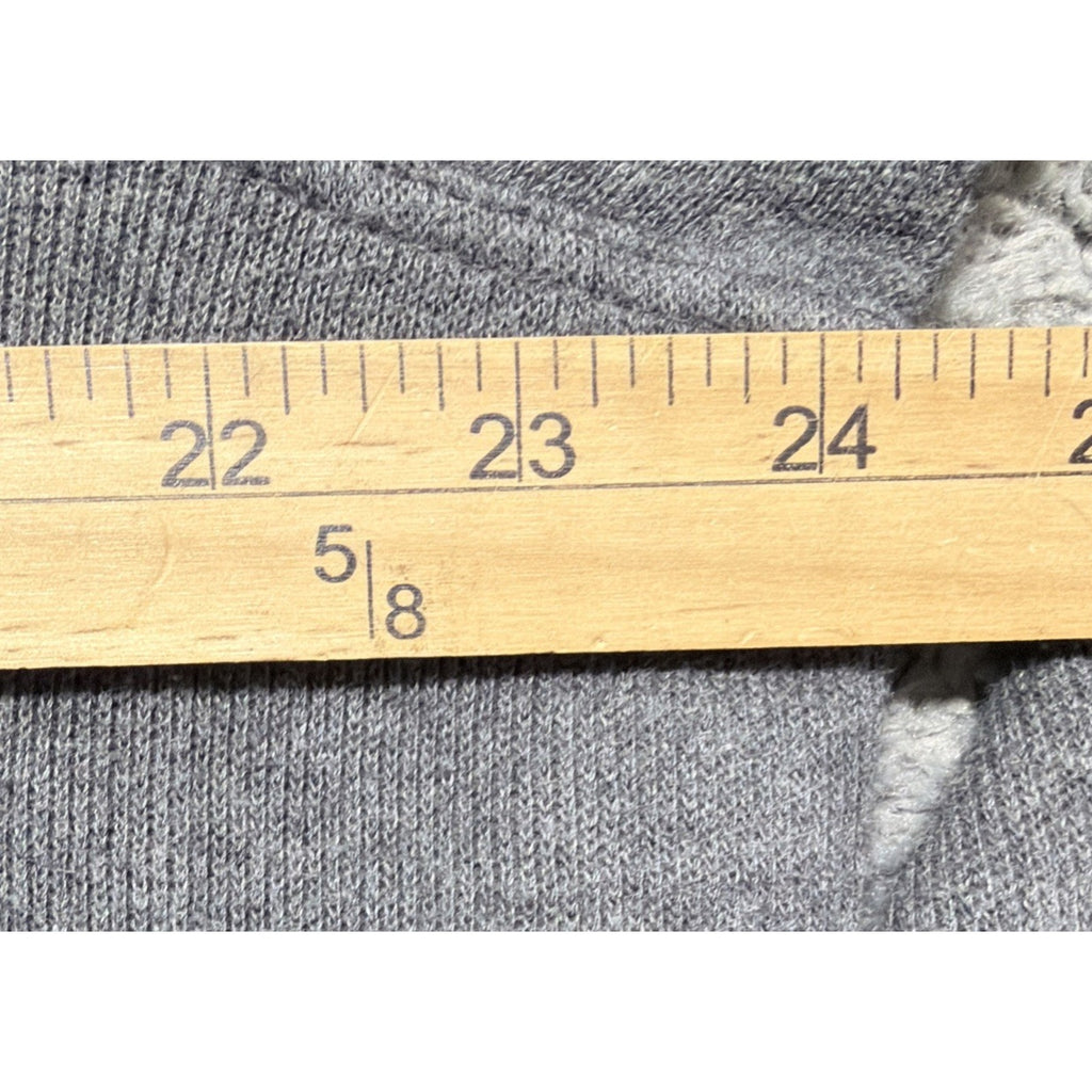 Lachlan Sweater Mens Large Gray Cotton British Inspired Pullover Quarter Zip