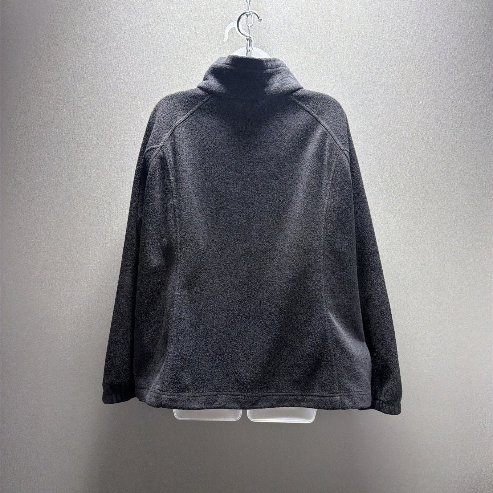 Columbia Women's Benton Springs Full Zip Fleece Jacket Charcoal Heather Plus 2X