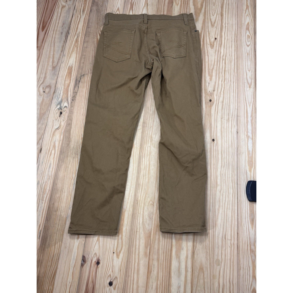 Roebuck Jeans Adult 32X30 Brown Denim Skinny Stretch Outdoor Men's