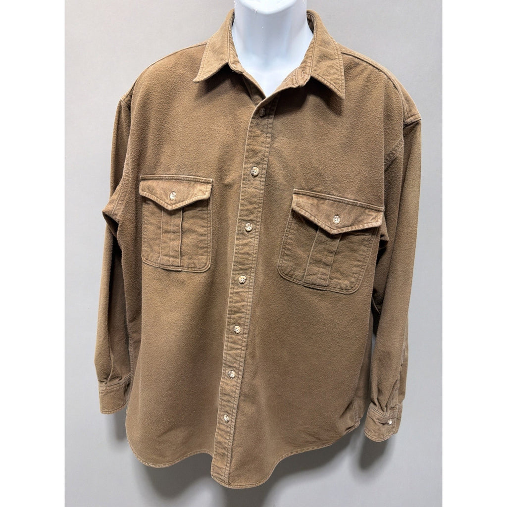 Vintage Prentiss Outdoors Heavyweight Mens X-Large Tall Flannel Shirt Hunting