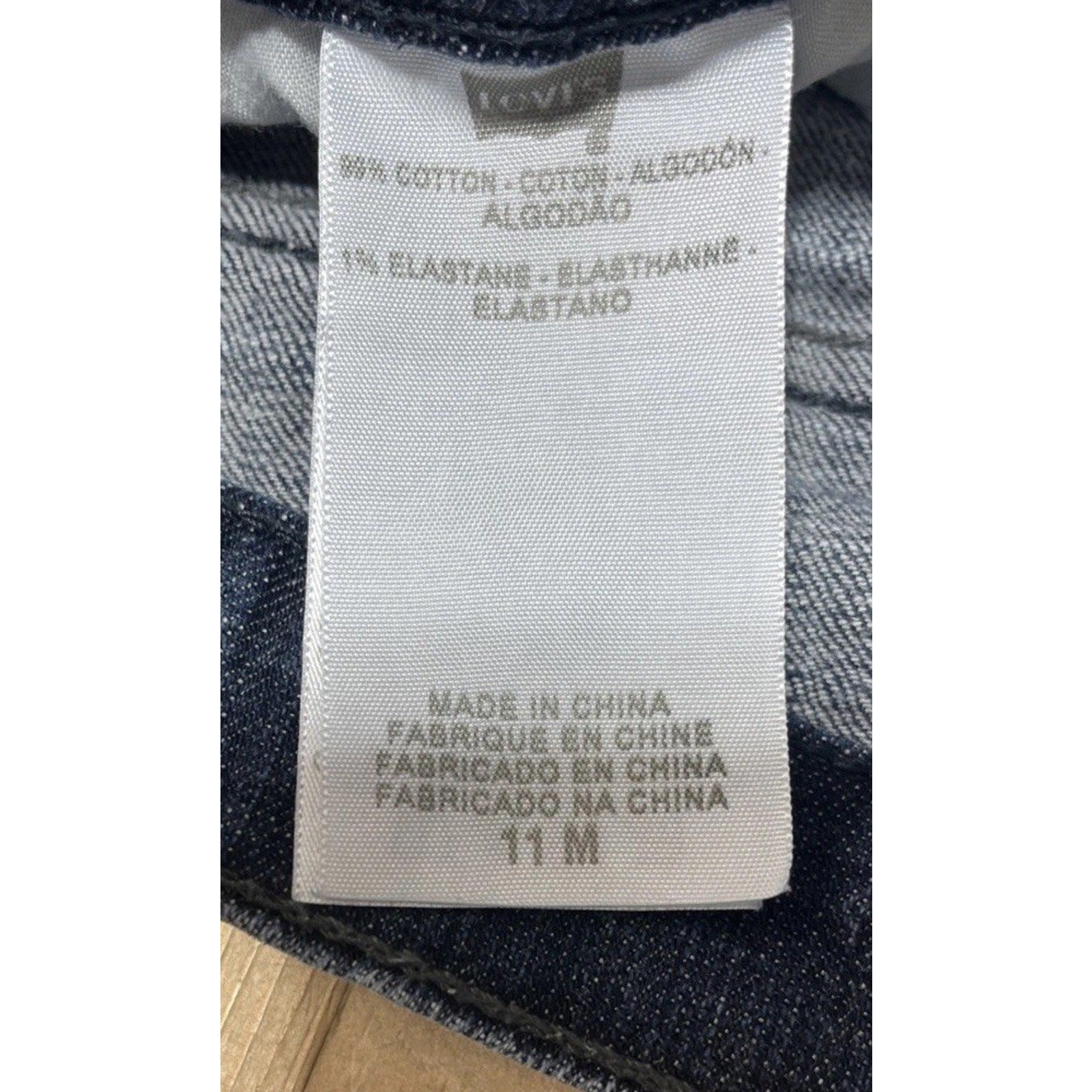 Women's 2010 Levi's Genuinely Crafted Jeans Low Rise Skinny Size 11M 30x31