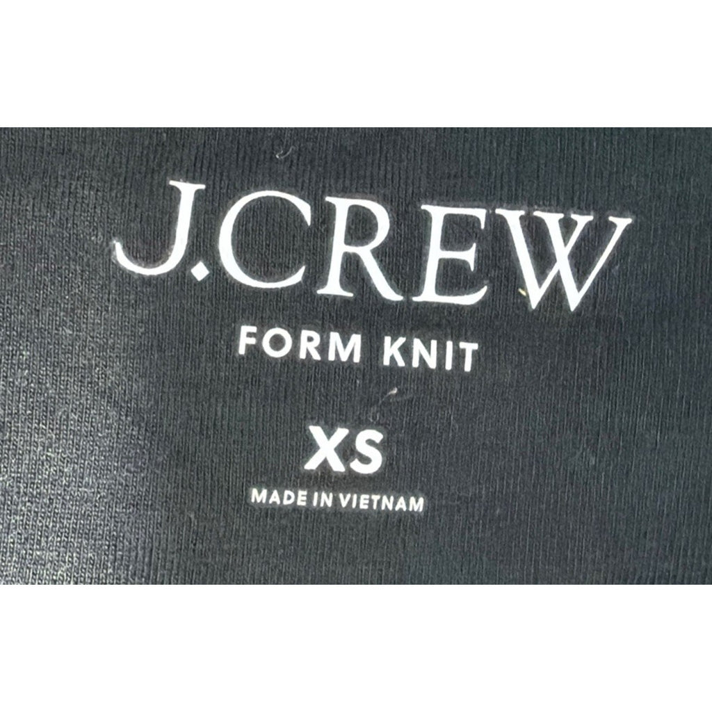 J Crew Form Knit high-neck Modal cutaway tank top, Black Size XS NWT Minimalist