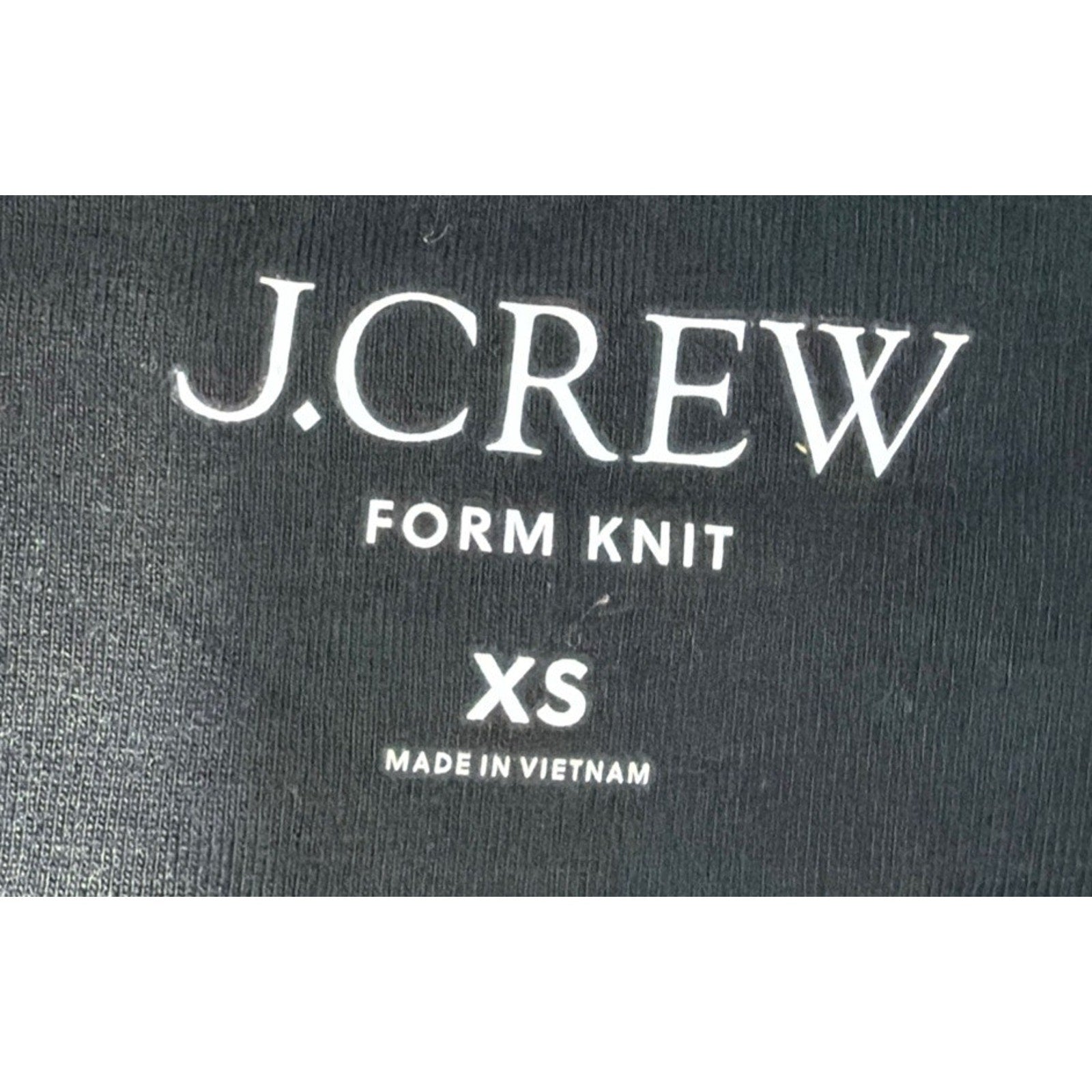 J Crew Form Knit high-neck Modal cutaway tank top, Black Size XS NWT Minimalist