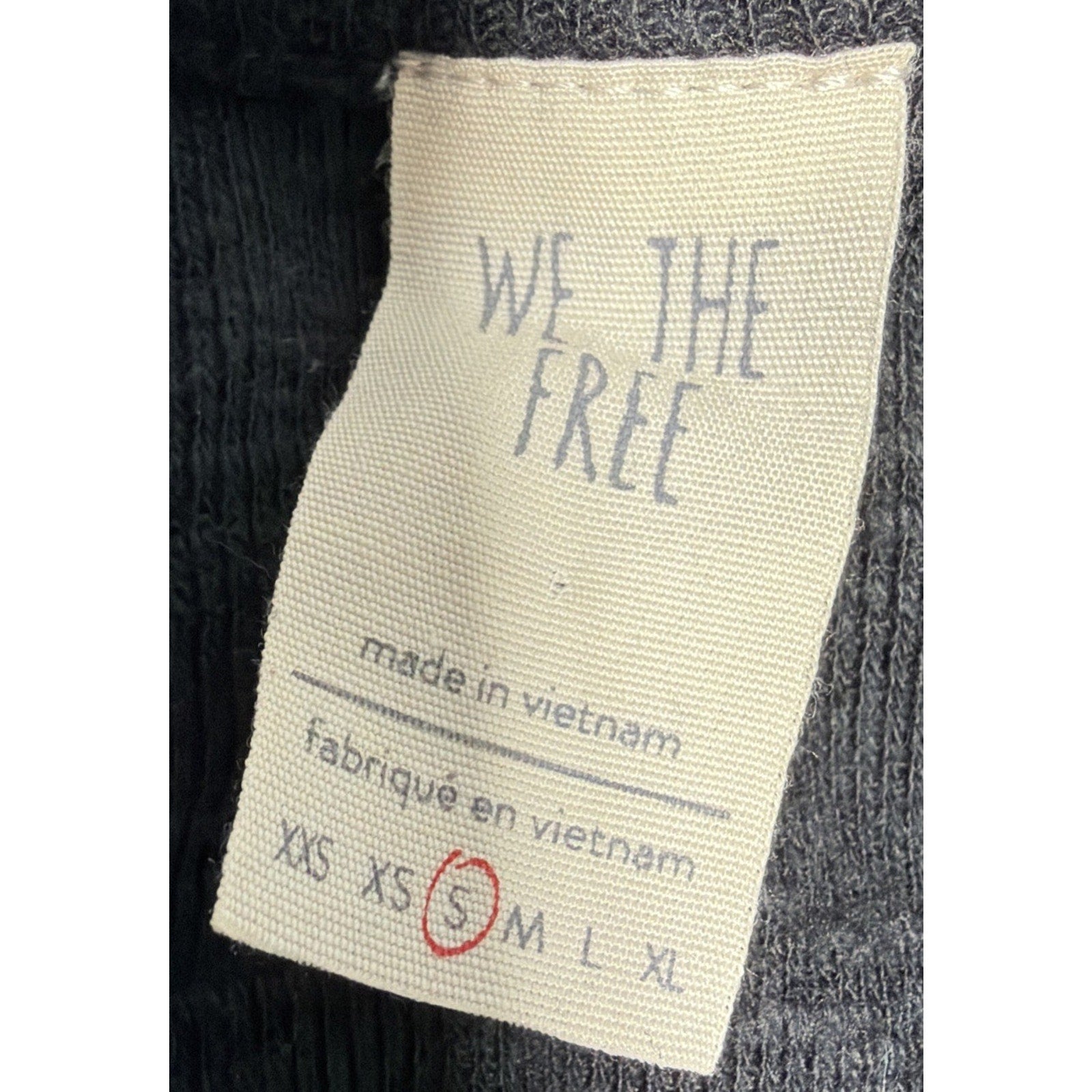 Free People We The Free Don't Forget Me Top Size Small Oversized Boxy Casual
