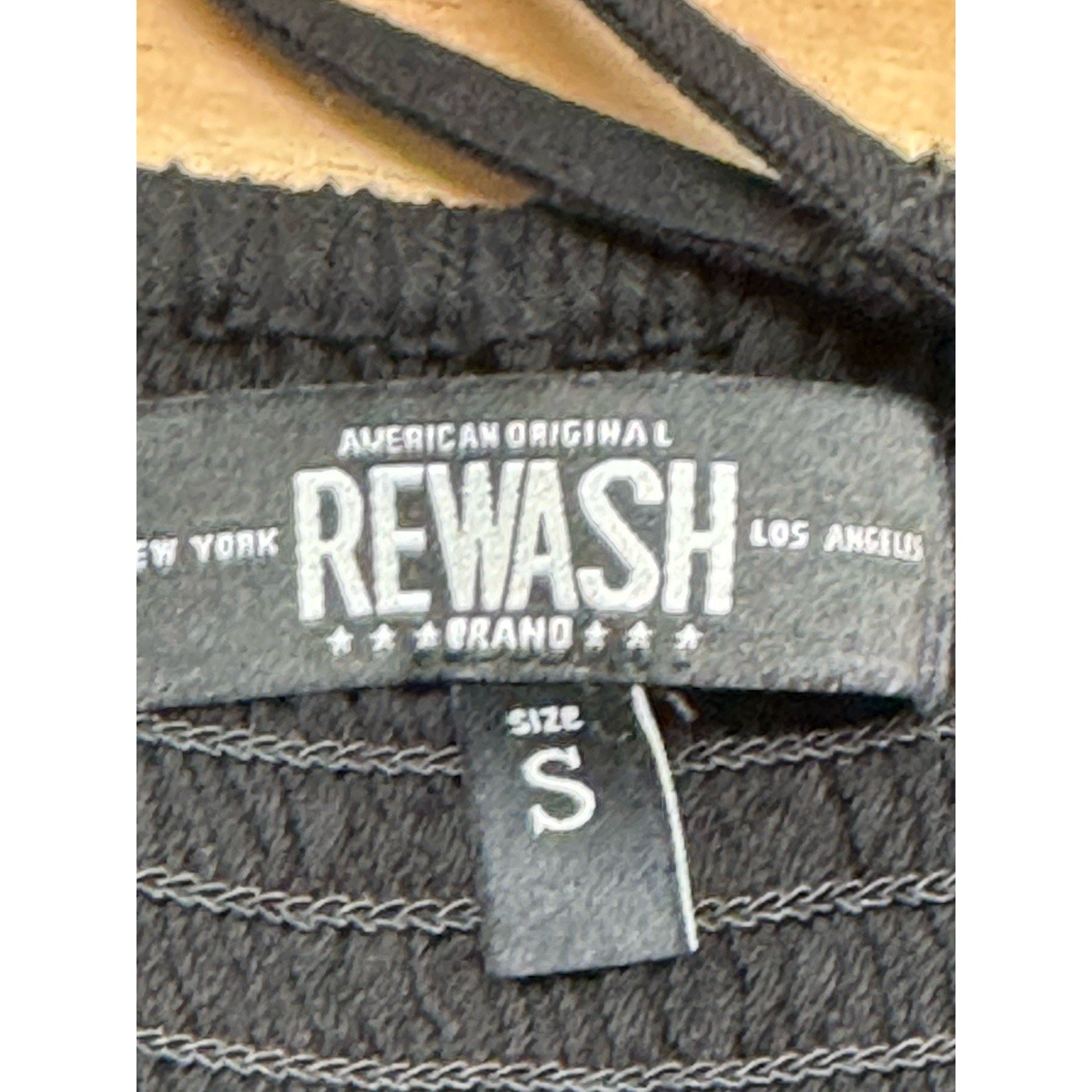 Rewash Womens Molded Cup Dress Black Sz S Adjustable Straps Smocked Back