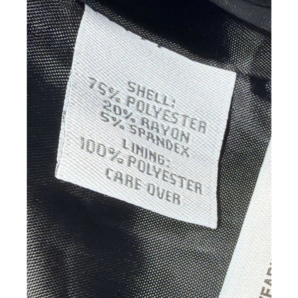 New Womens Black Relativity Flat Front Lined Skirt Size 12