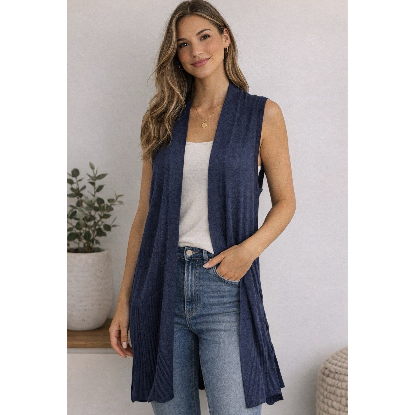Verve Ami Cardigan Long Boho Chic Crochet Hippie Cottagecore Festival New XL