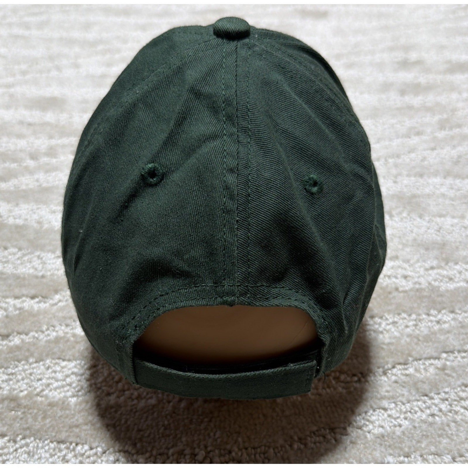DUCKS UNLIMITED Hunter Green Adjustable Outdoor Cap Hat Vintage Logo OSFM