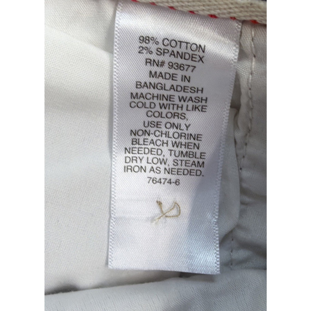 Mutual Weave The Officer Slim Chino Pants, Men's Size 36x32 Khaki NEW