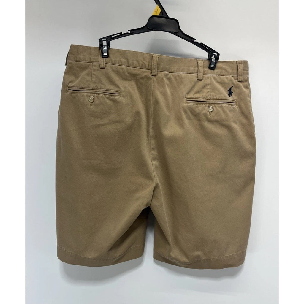 Polo Ralph Lauren Prospect Shorts Mens 36 Tan Cotton Chino Golf Casual