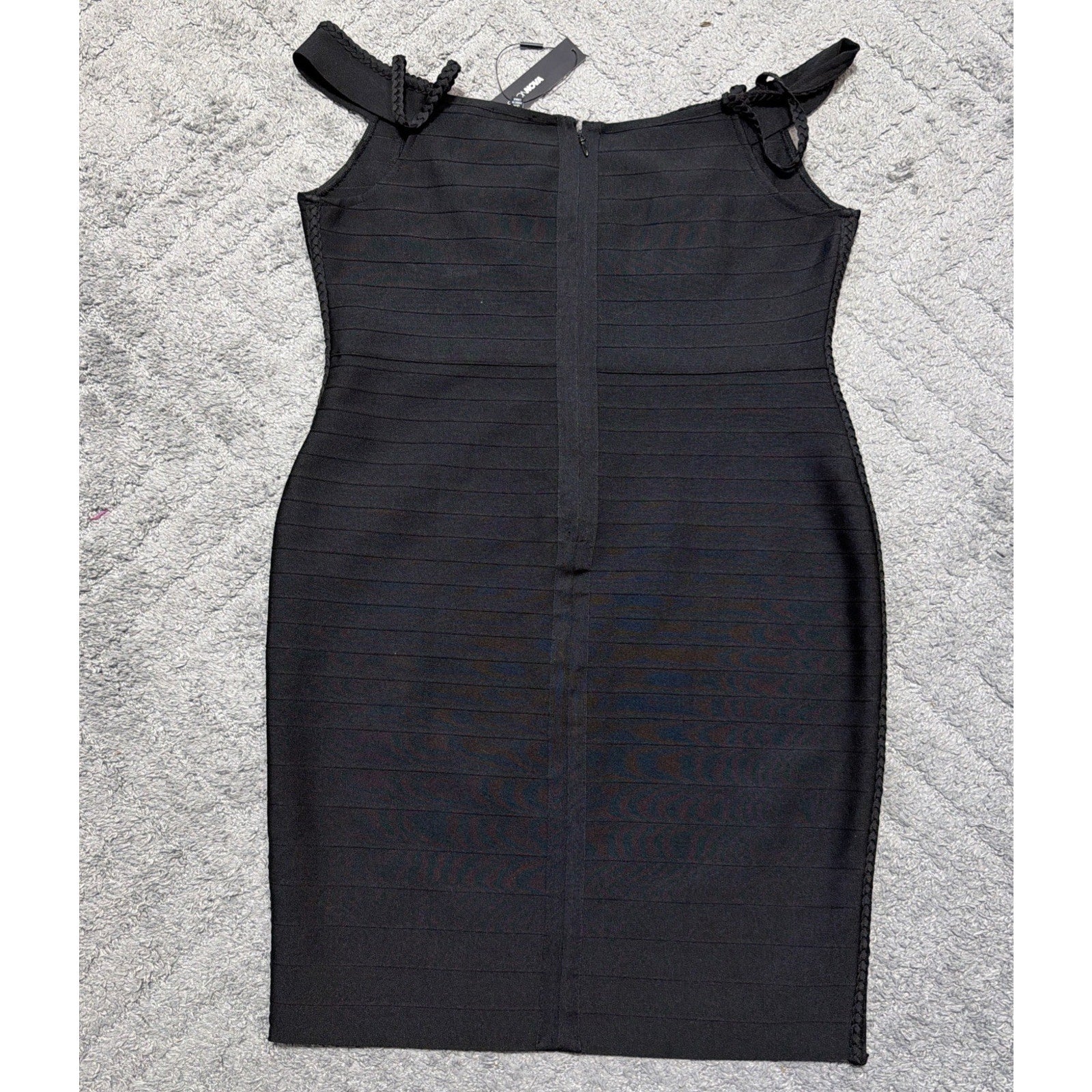 FASHION NOVA Sarah Bandage Midi Dress Black NWT Plus Size 3X