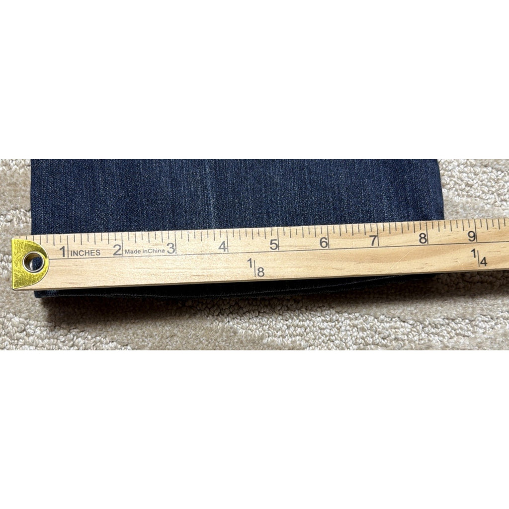 Y2K 7 For All Mankind Women's Bootcut Jeans Blue Yellow Emb Size 30 X 27