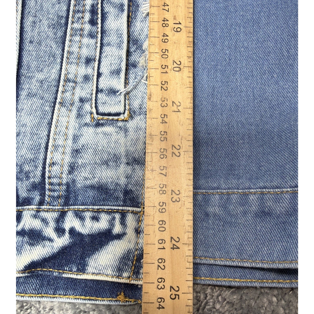 Hard Rock Cafe Bad Girl Vog Paris Catwoman Denim Jean 2 Tone Jacket L New