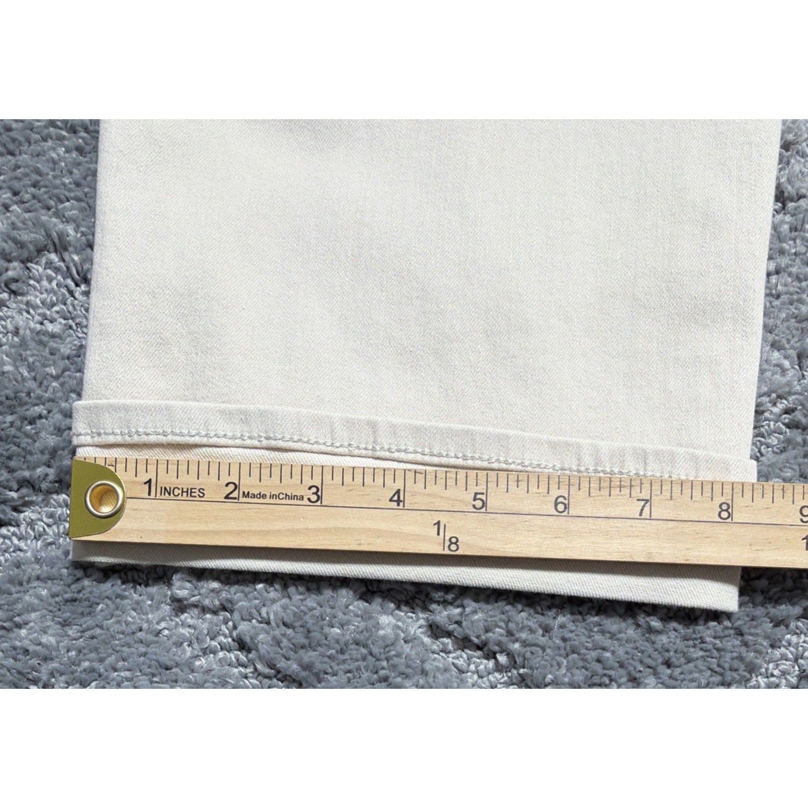 NYDJ Marilyn Straight Crop Jeans , 18W , Feather