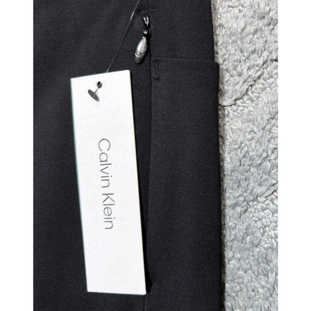 New Women's Calvin Klein Modern Essentials Black Dress Pants Pockets 16