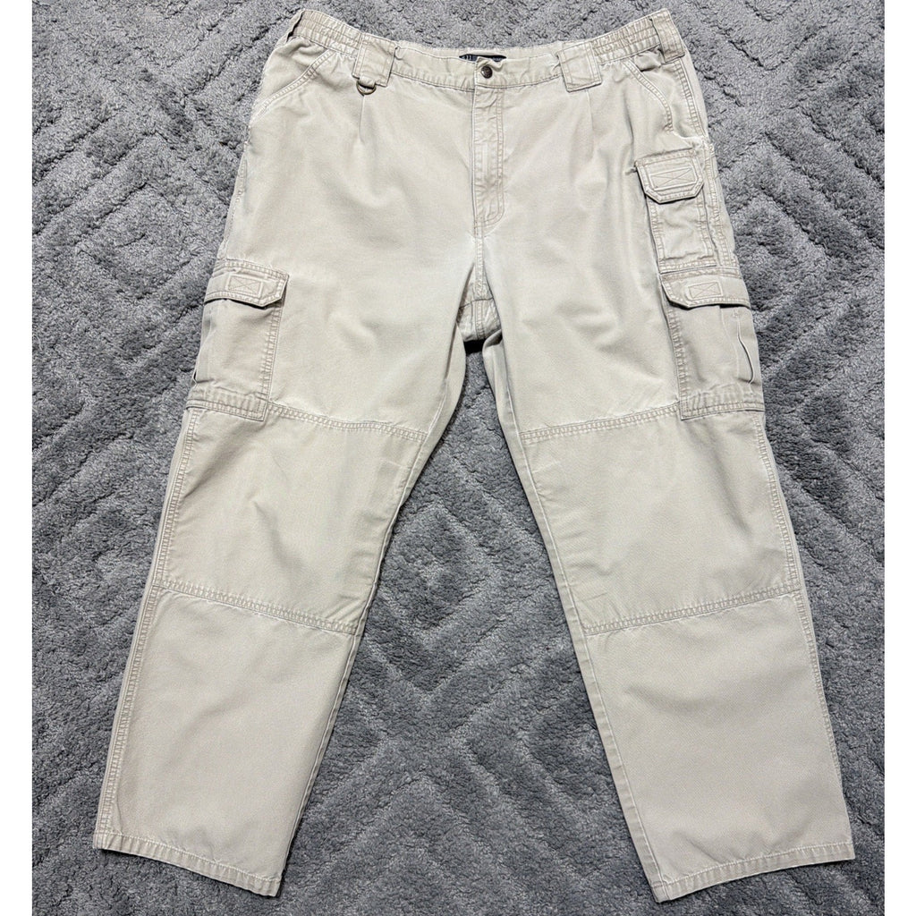 5.11 Tactical Pants Men 40x3O Beige Utility Cargo Workwear First Responder 74251