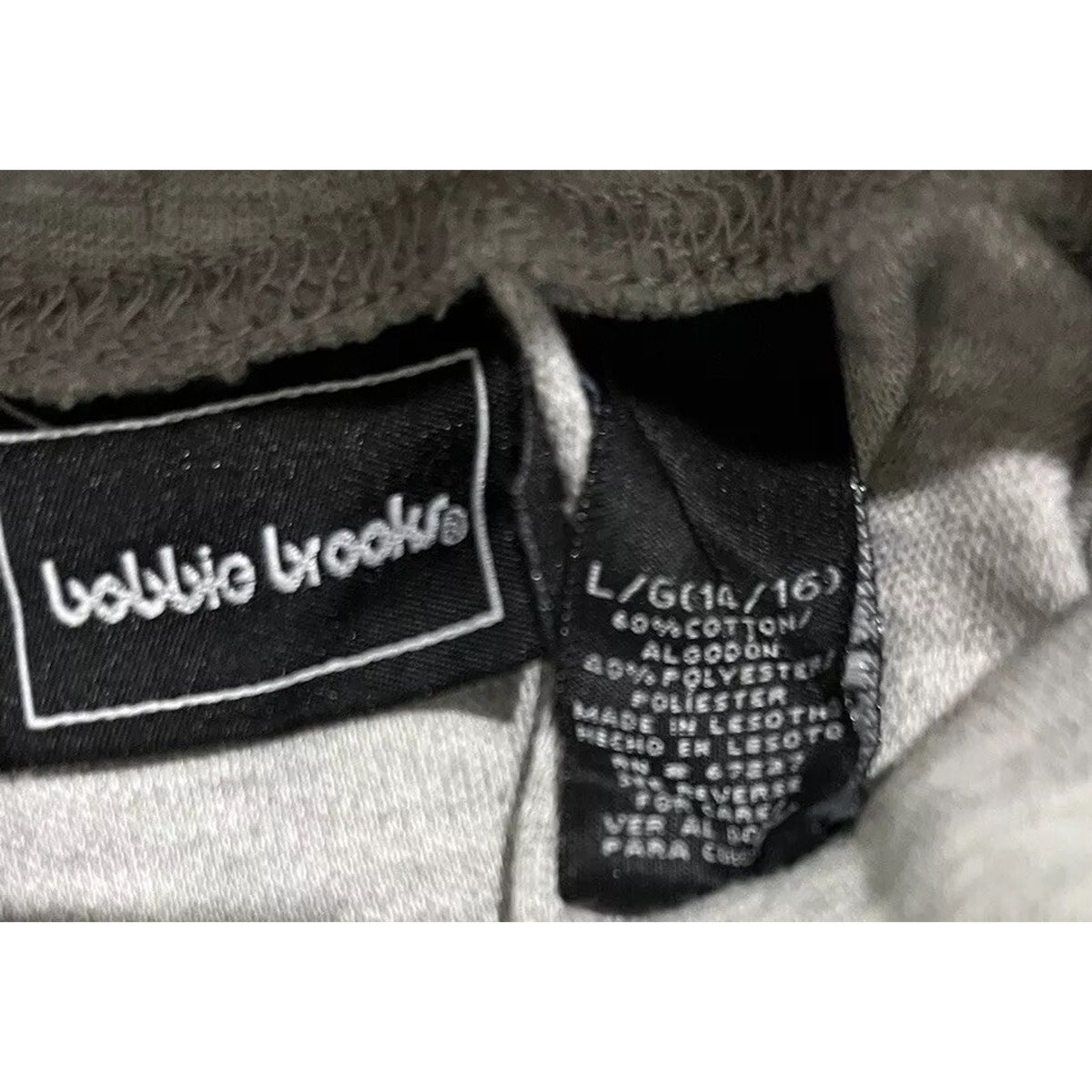 Bobbie Brooks Womens Long Sleeve Gray Sweater Large