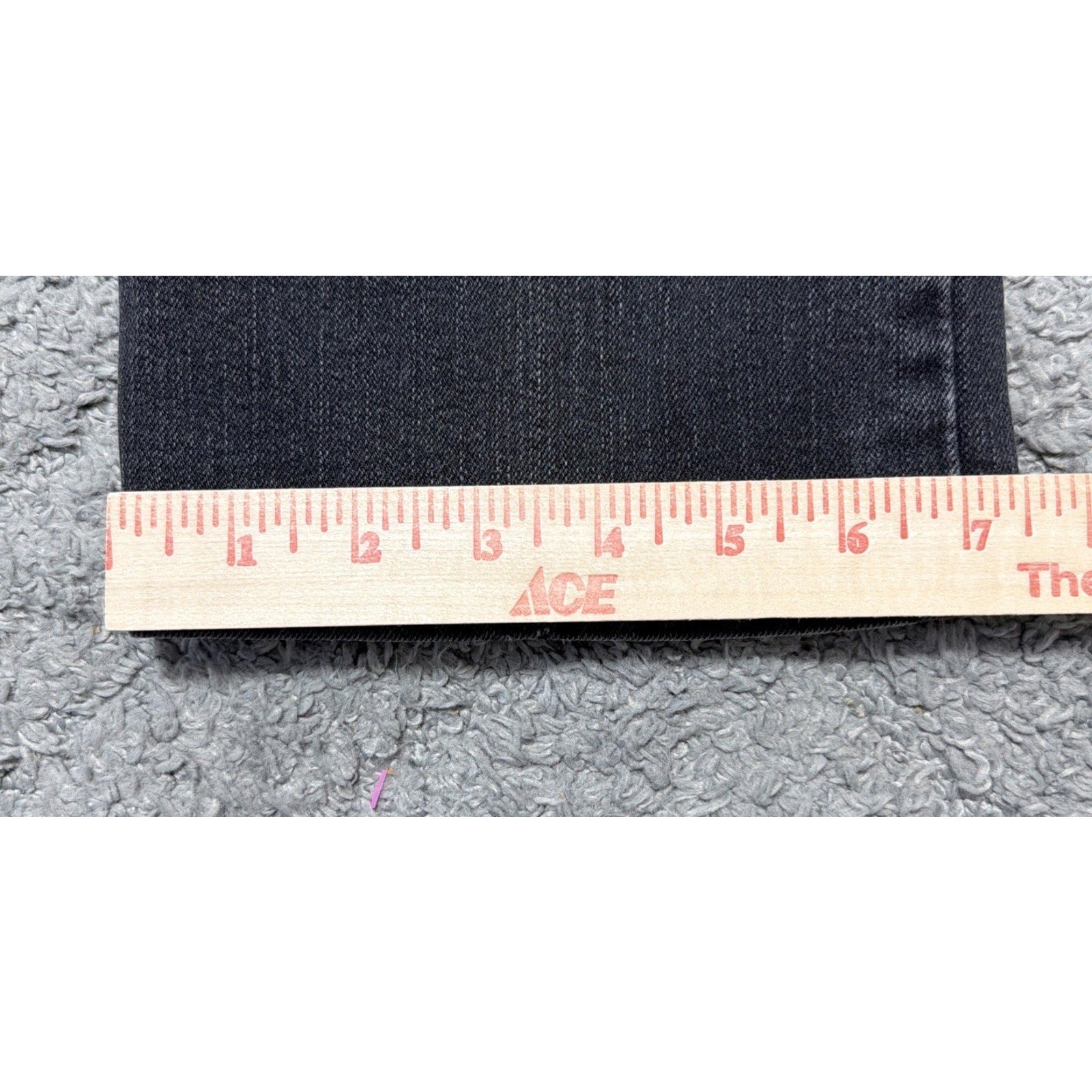 Levis Jeans Womens Black Faded 505 Straight Leg Denim 32x31