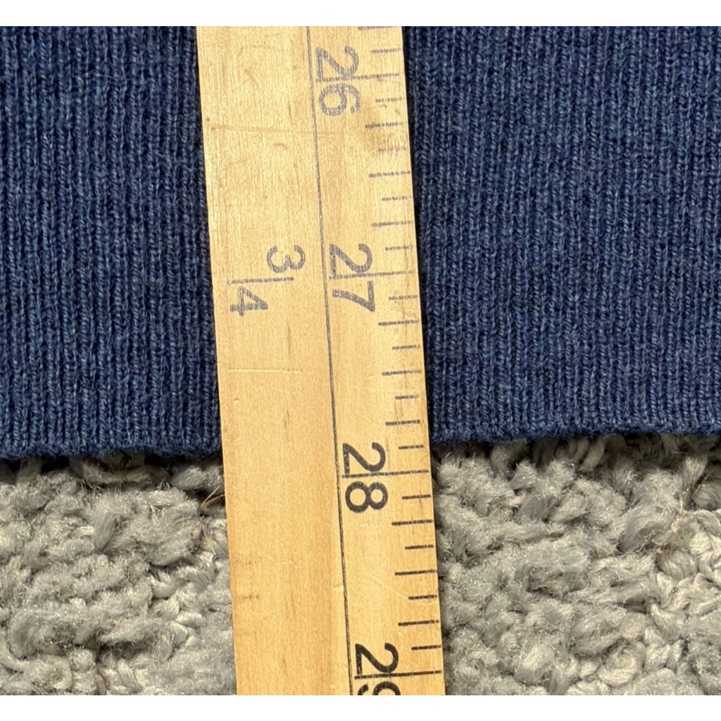 New Marc Anthony V-Neck Blue Cashmere Blend Sweater Men’s XL Preppy Casual