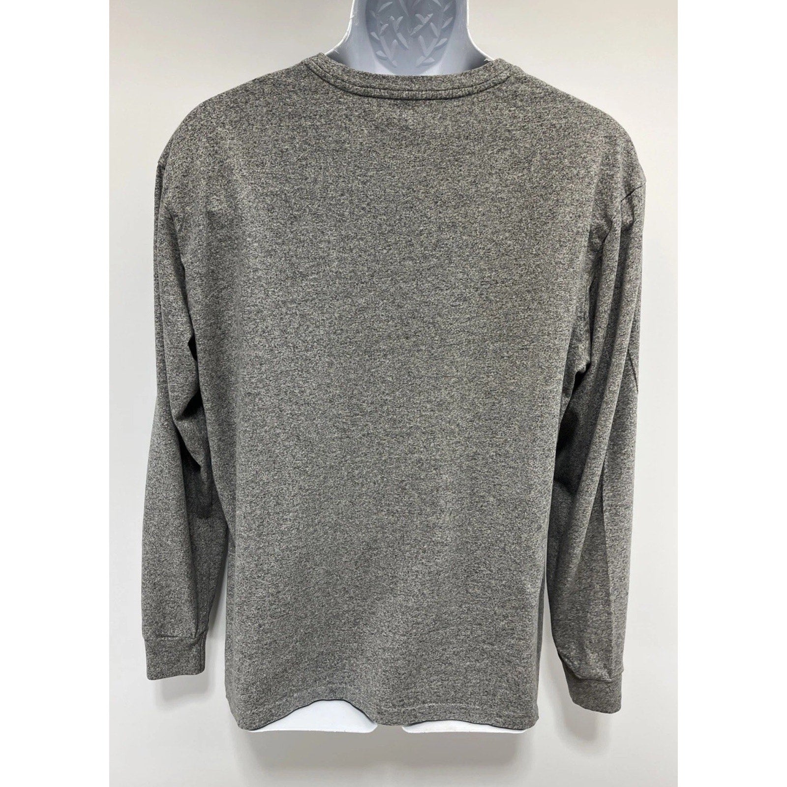 Polo Ralph Lauren T Shirt Mens M Gray Heathered Casual Long Sleeve