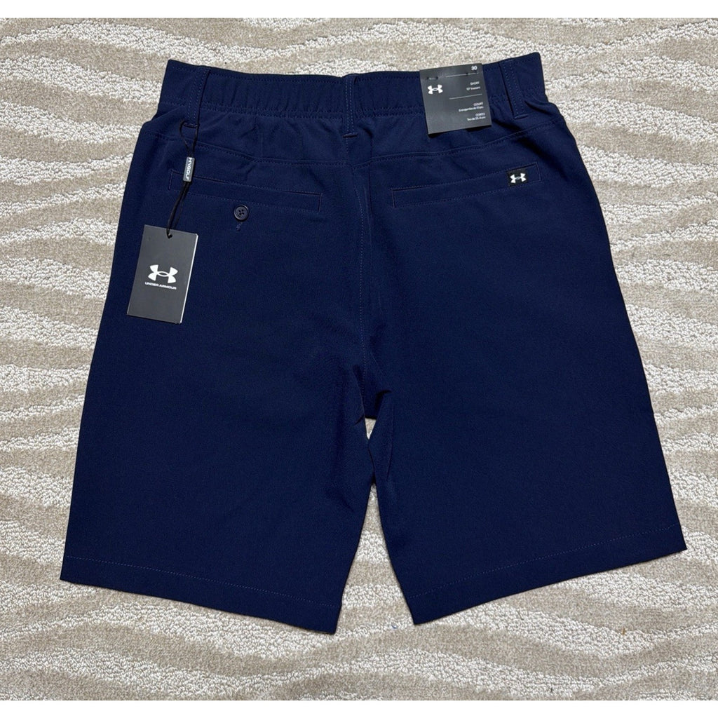Under Armour Golf Shorts Mens 30 Blue UA Drive Performance 10" Inseam 1364409