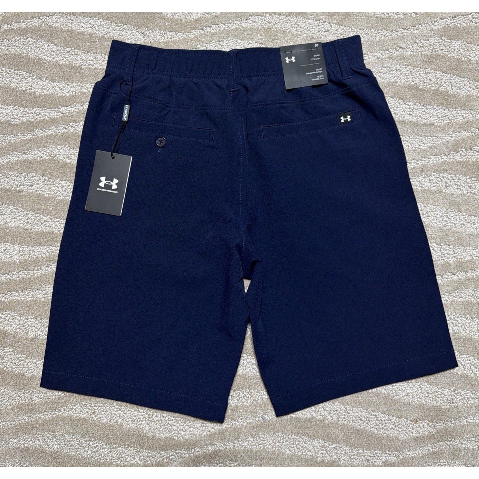 Under Armour Golf Shorts Mens 30 Blue UA Drive Performance 10" Inseam 1364409