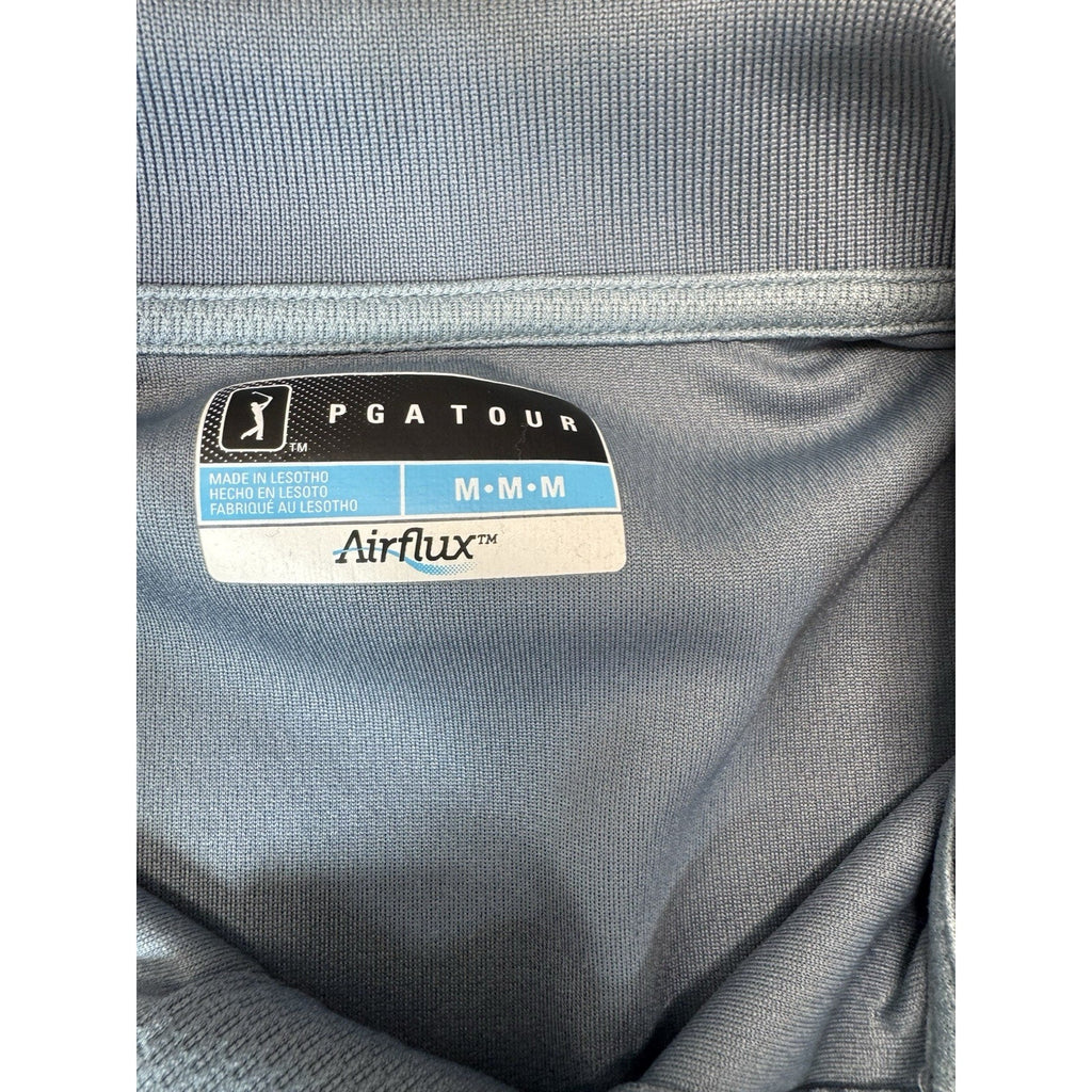 PGA Tour Airflux Gray Golf Polo Men’s Size Medium