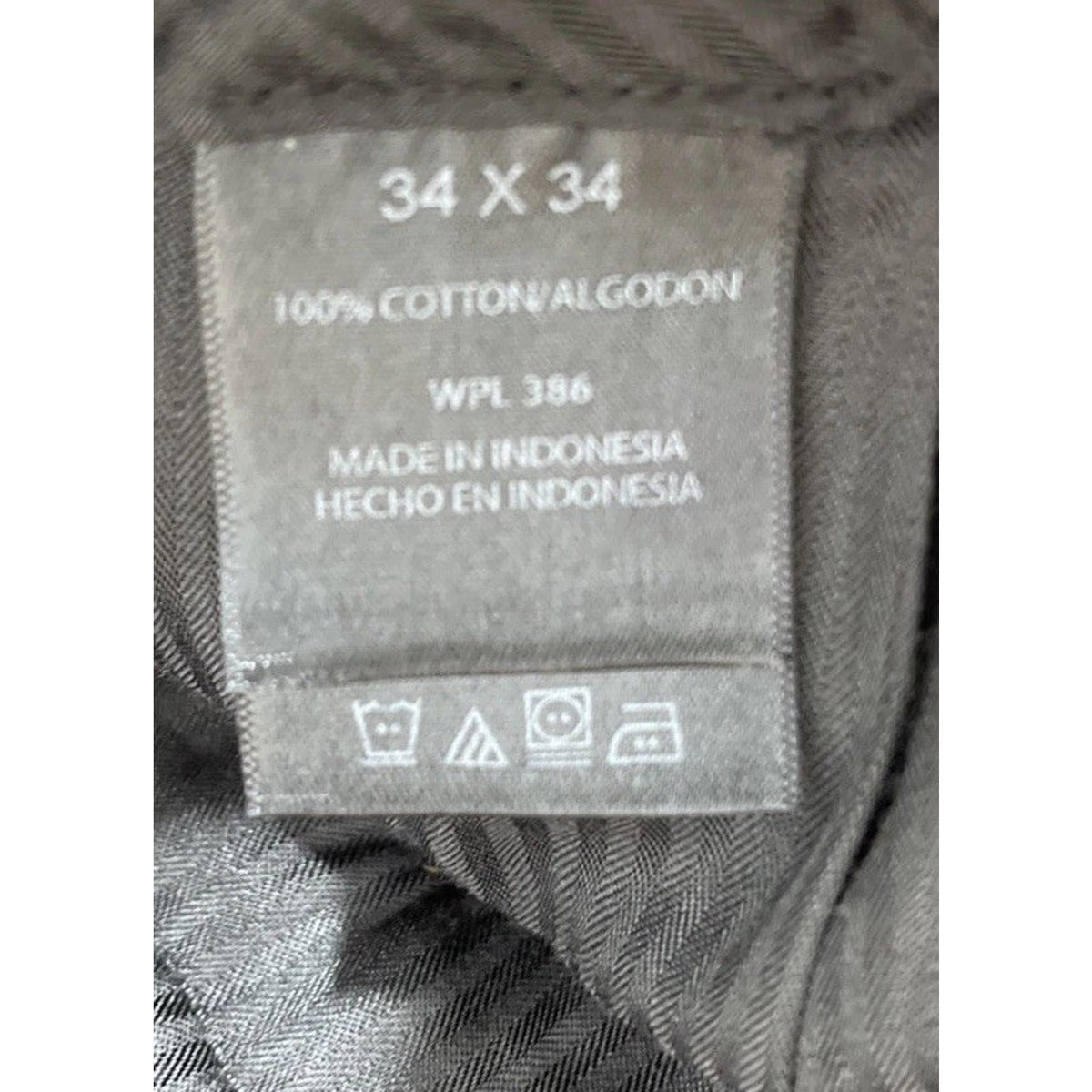 NWT Mens Haggar Khaki Brown Comfort Waist Go-To-Corduroy Pants Size 34x34