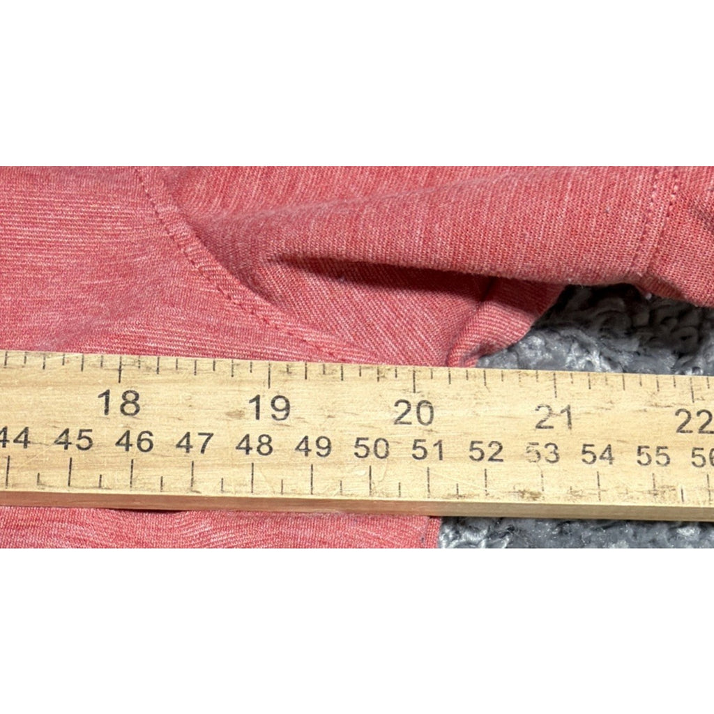 Fundamental Coast Shirt Mens Medium Polo Short Sleeve Coral Beach Casual Preppy