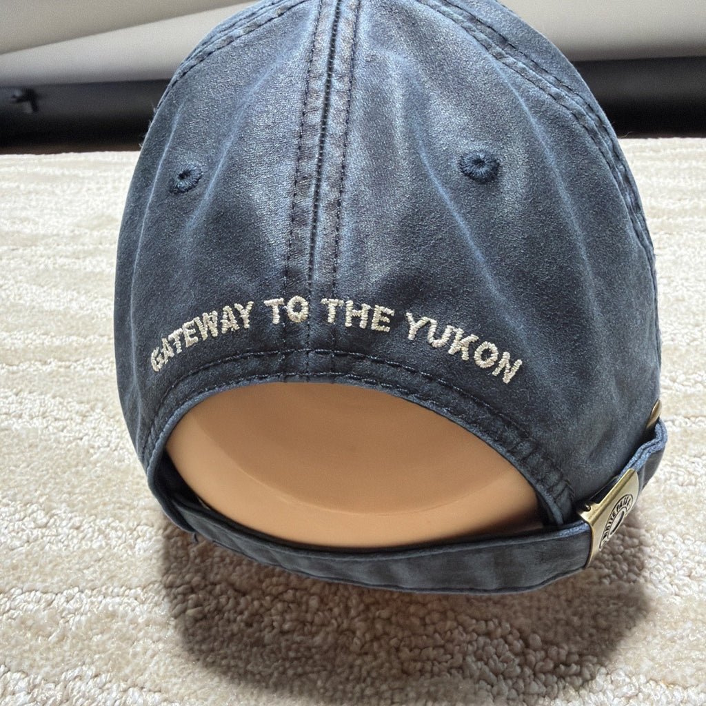 White Pass & Yukon Route - Skagway Alaska - Blue Adjustable Baseball Cap OSFM
