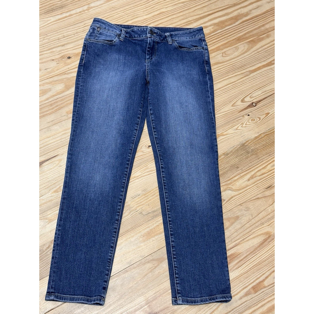 Talbots Signature Slim Ankle Blue Dark Wash Stretch Women’s Size 4/27