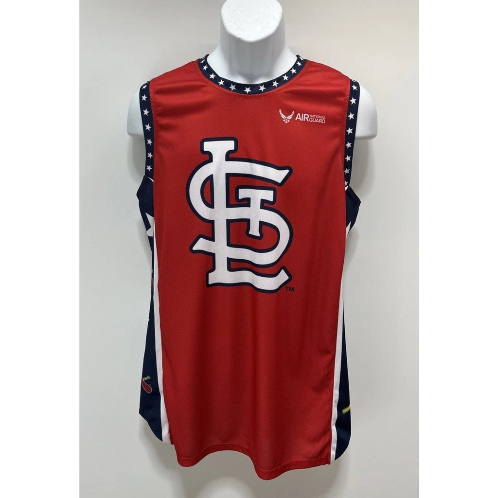 St. Louis Cardinals Adult Basketball Jersey Shirt Air National Guard Size XL