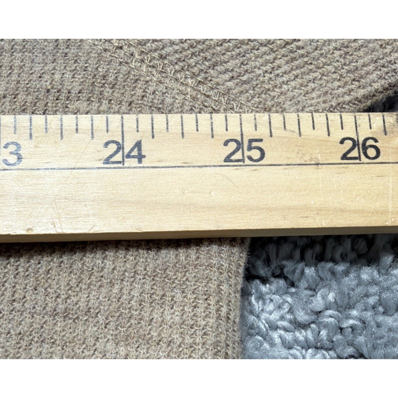 Banana Republic Mens Waffle Quarter Zip Pullover Sweater XL Size color Tan