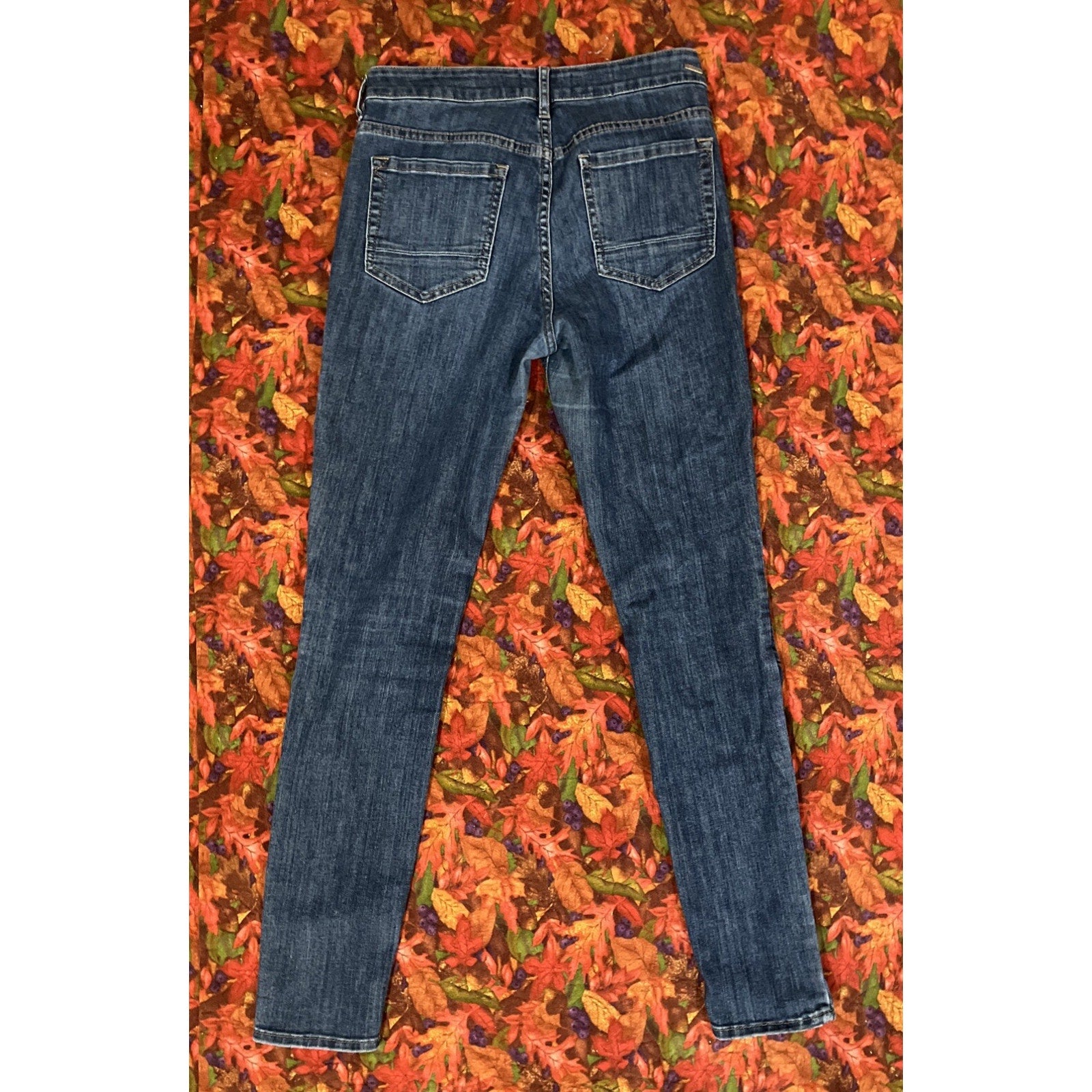 Kendall + Kylie jeans womens 27 skinny moto Distressed Moto medium wash