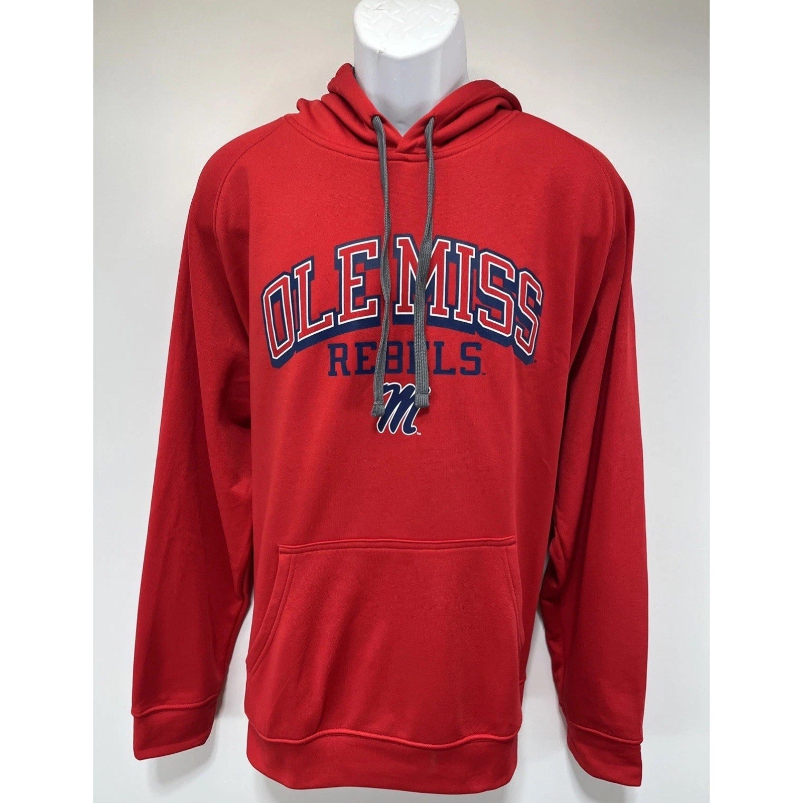 Pro edge By Knights Apparel Pullover Hoodie Ole Miss Rebels Logo Size Large EUC
