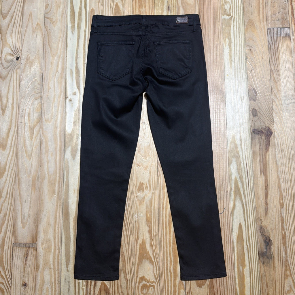 Paige Roxie Capri jeans size 27 Womens Dark Wash Black Denim NWOT 29x26