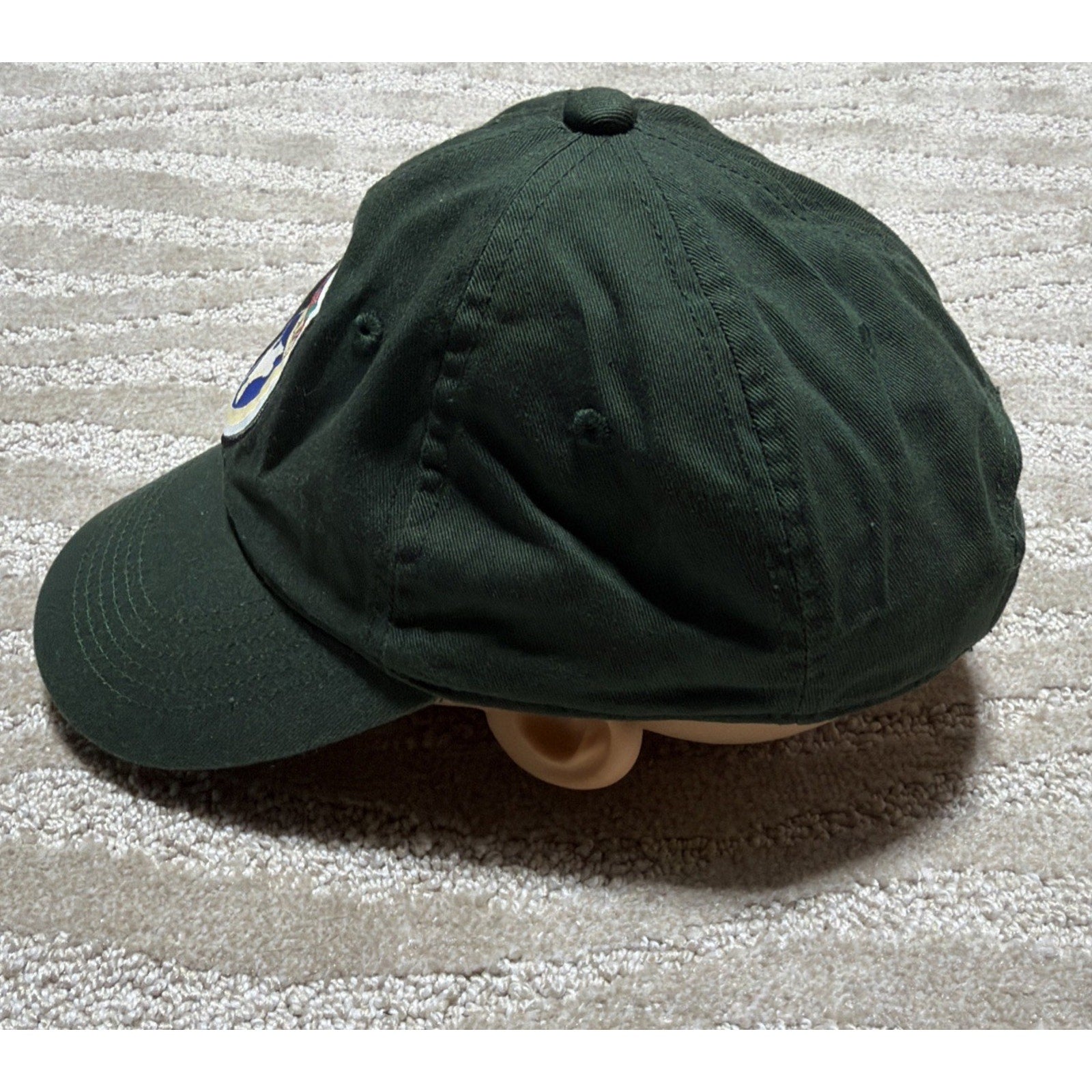 DUCKS UNLIMITED Hunter Green Adjustable Outdoor Cap Hat Vintage Logo OSFM