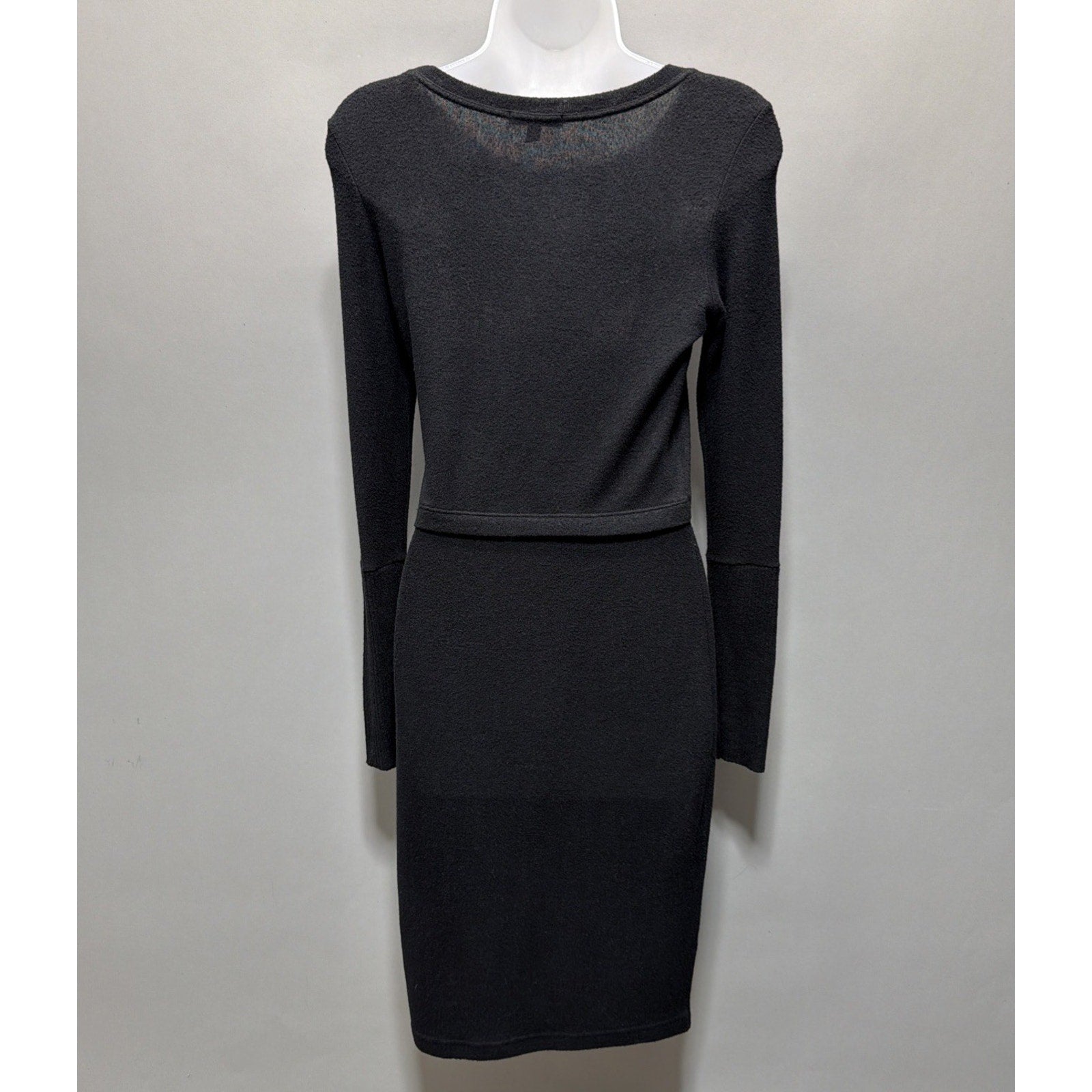 Express Womens Black Long Sleeve Knit Sweater Dress Size XS